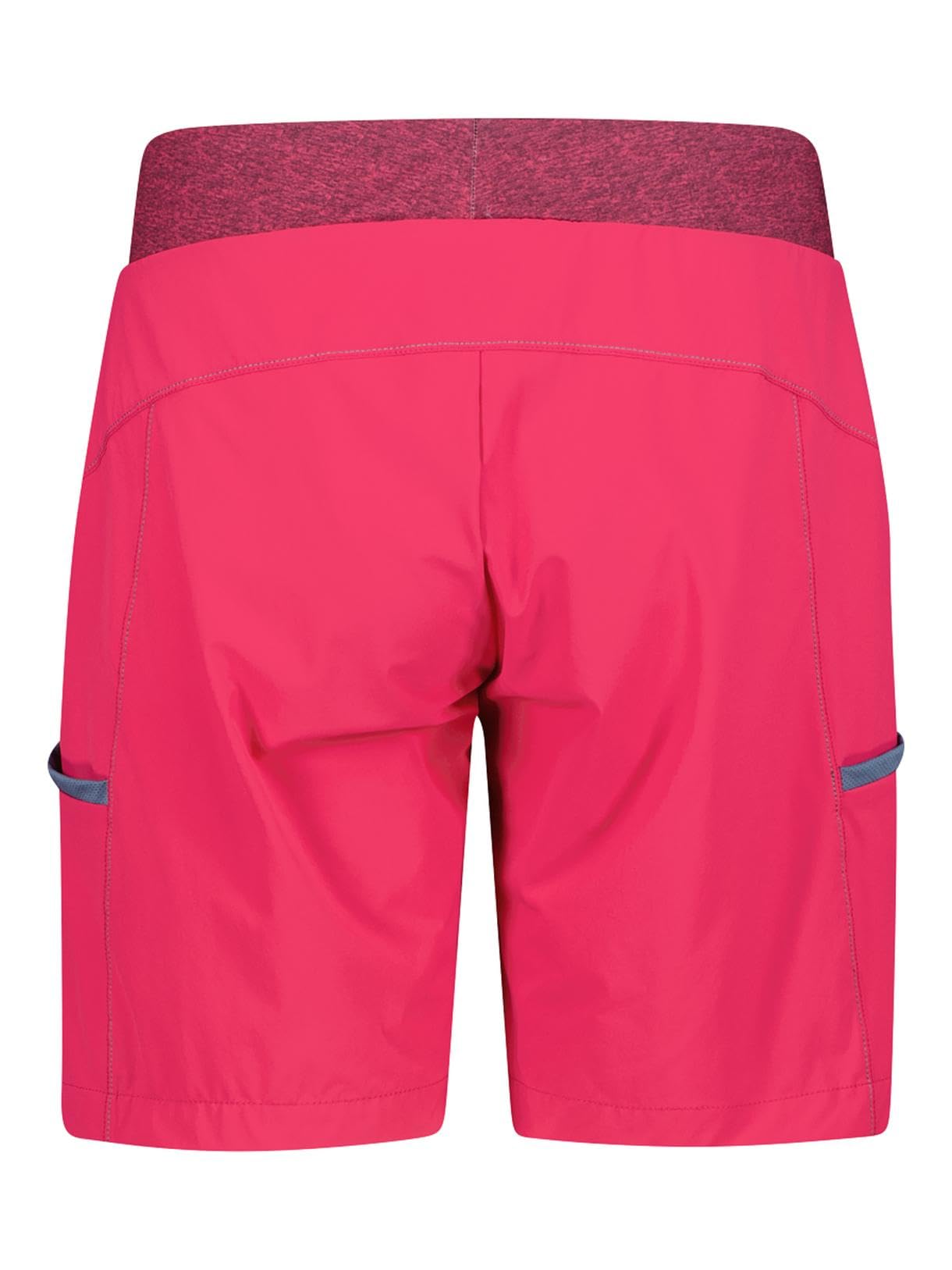 CMP Bermuda da trekking da donna con funzione Dry-Function, leggero, elastico e ad asciugatura rapida, con funzione Dry-Function. Vita comoda e tasche laterali, ideale per esterni.
