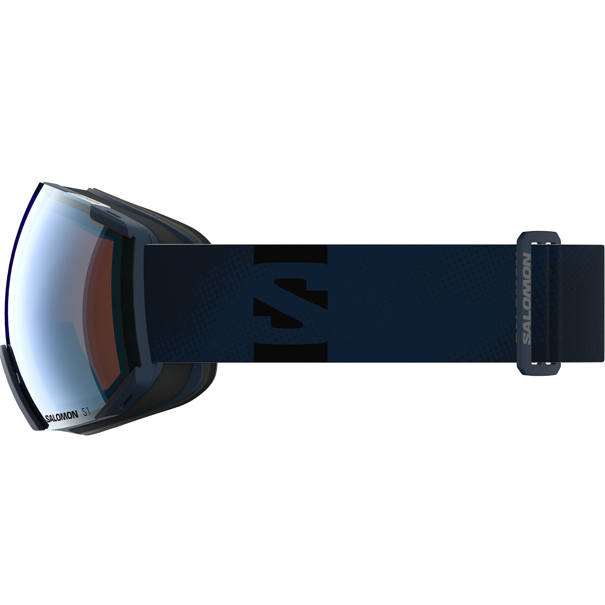 Salomon RADIUM ML Goggles, Unisex Anti-Fog Ski Goggles for Trail Running and Mountain Adventures Dress Blue/LightBlue - Image 4
