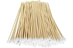 200 ct Ultra-Long Cotton Swabs, 6-Inch Wooden Applicator Sticks