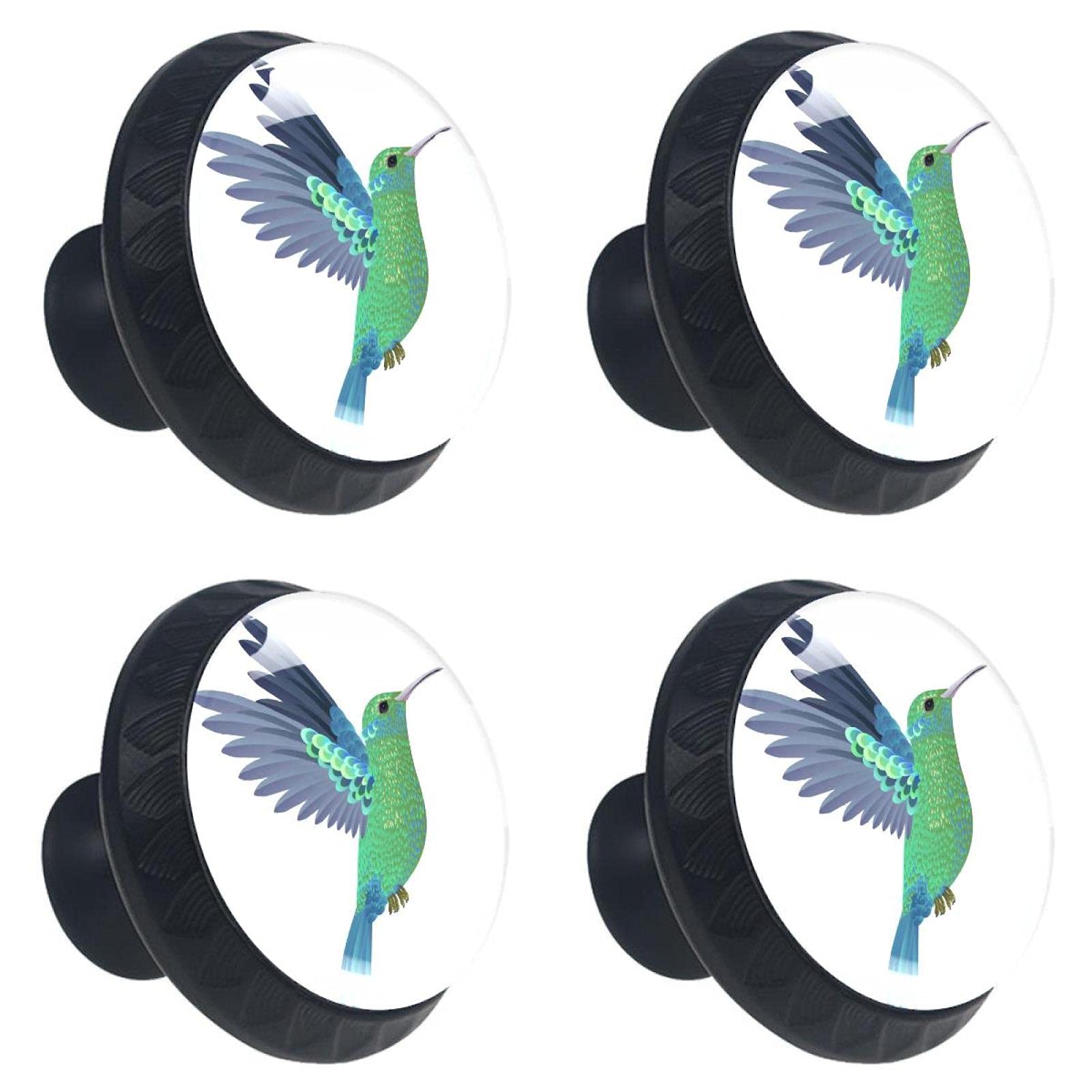 Boutons de tiroir en cristal de 30 mm colibri pour armoire de luxe