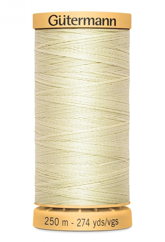 Hilo de algodón natural Gütermann 250m 919 - unidad miniatura 1
