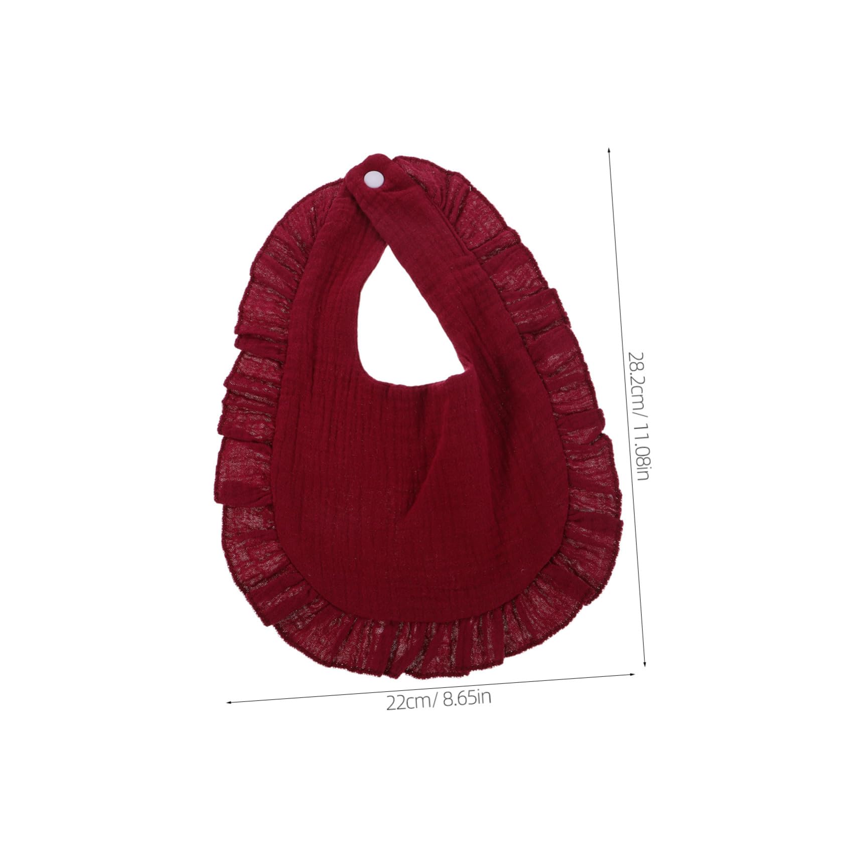 Hohopeti 8 Piezas Baberos Bandana Niña Algodón Absorbente para Dentición y Babas Unisex Recién Nacidos Colores Sólidos Beige Rosa