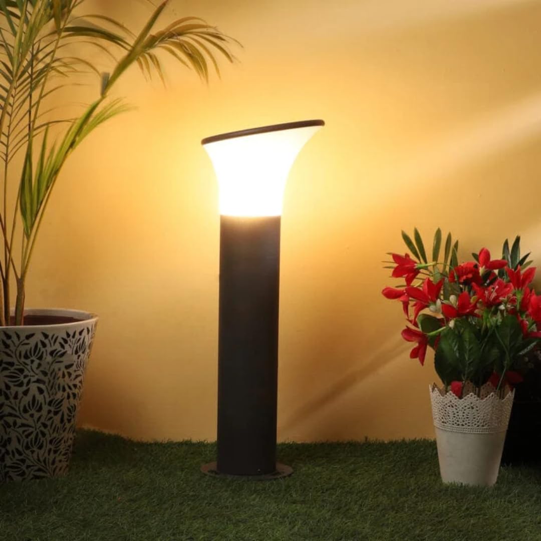harold electricals outdoor bollard light (hc 7299), waterproof garden lights for pathways, balcony decor & landscape lighting, modern decorative lights for outdoor spaces (500mm)