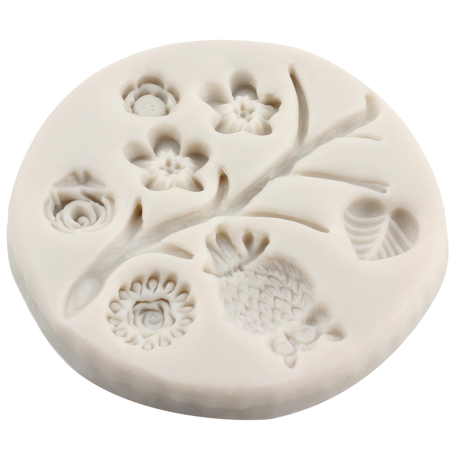 Stampi in silicone arcobaleno per decorazioni per torte, cupcake, fondente, pasta di gomma, caramelle, argilla polimerica, forniture per feste per baby shower