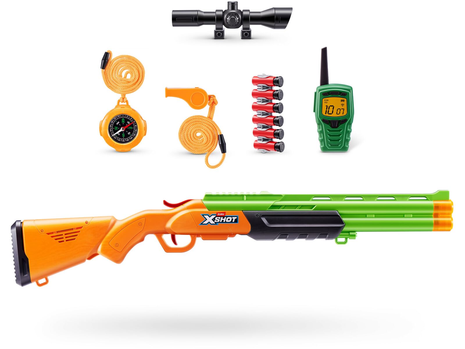 Zuru X-Shot Wild Adventure Shotgun with Light and Sounds : Amazon