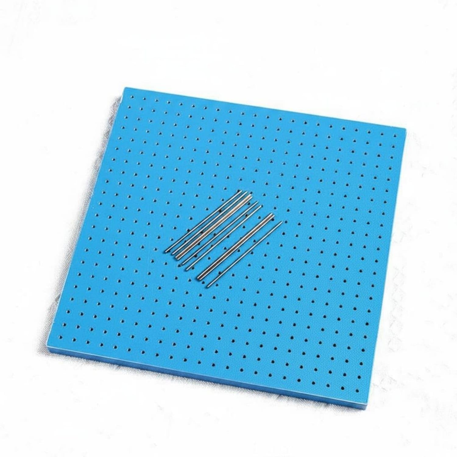 Solid Wood Granny Square Blocking Board Precisely Drilled Holes Wooden Crochet Blocking Board Polished and Polished Craft Supply for Crocheters, Knitters, Crafters, 10CM, Blue 30x30cm-image-17