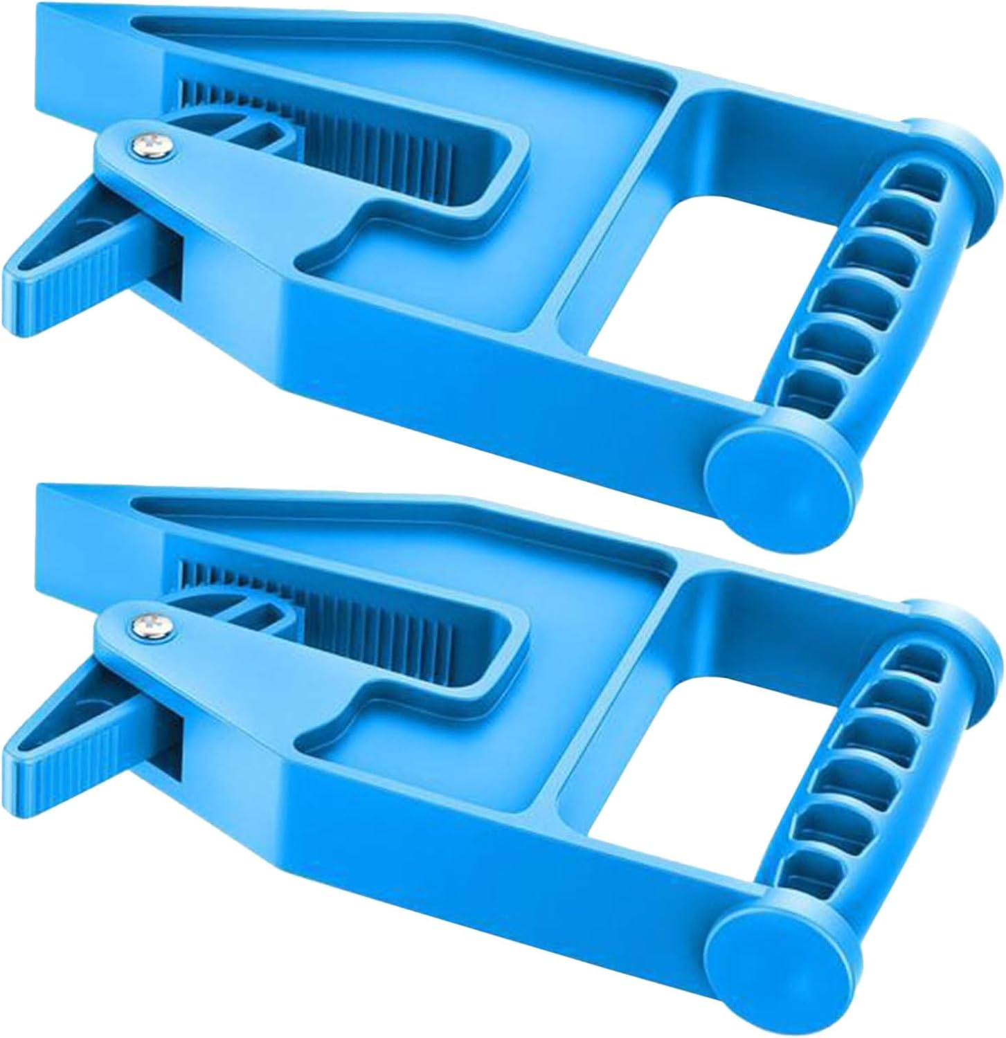 2PCS Floor Mat Grippers: Heavy Duty Stall Mat Grippers - Ergonomic Clamps Rug Holder for Horse Stalls Barn Gym & Trailers