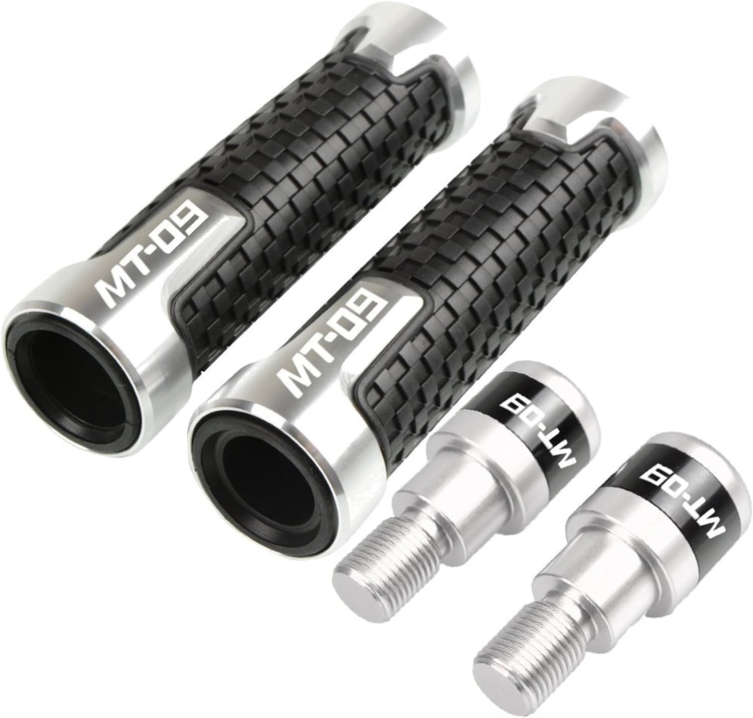 for MT-09 Tracker FJ09 MT09 FZ09 2015 2016 Motorcycle Accessories 7/8" 22mm Handlebar Grips Handle Bar Ends Plug Slider (Color : 3)