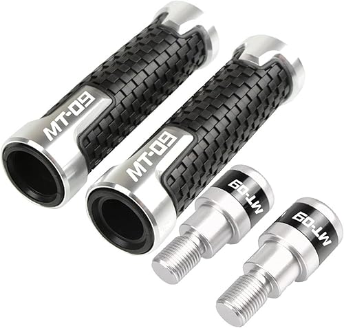 Miniatura 3 de Motocicleta para MT-09 Tracker FJ09 MT09 FZ09 2015 2016 Accesorios de motocicleta 7/8 "0.866 in Agarraderas Manillar Agarres Manillar Extremos Plug