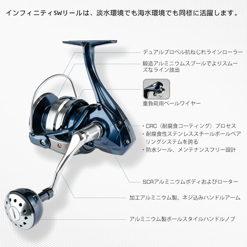 Amazon | ノービ（NOEBY）NBRE-SW 海釣り スピニング リール 軽量