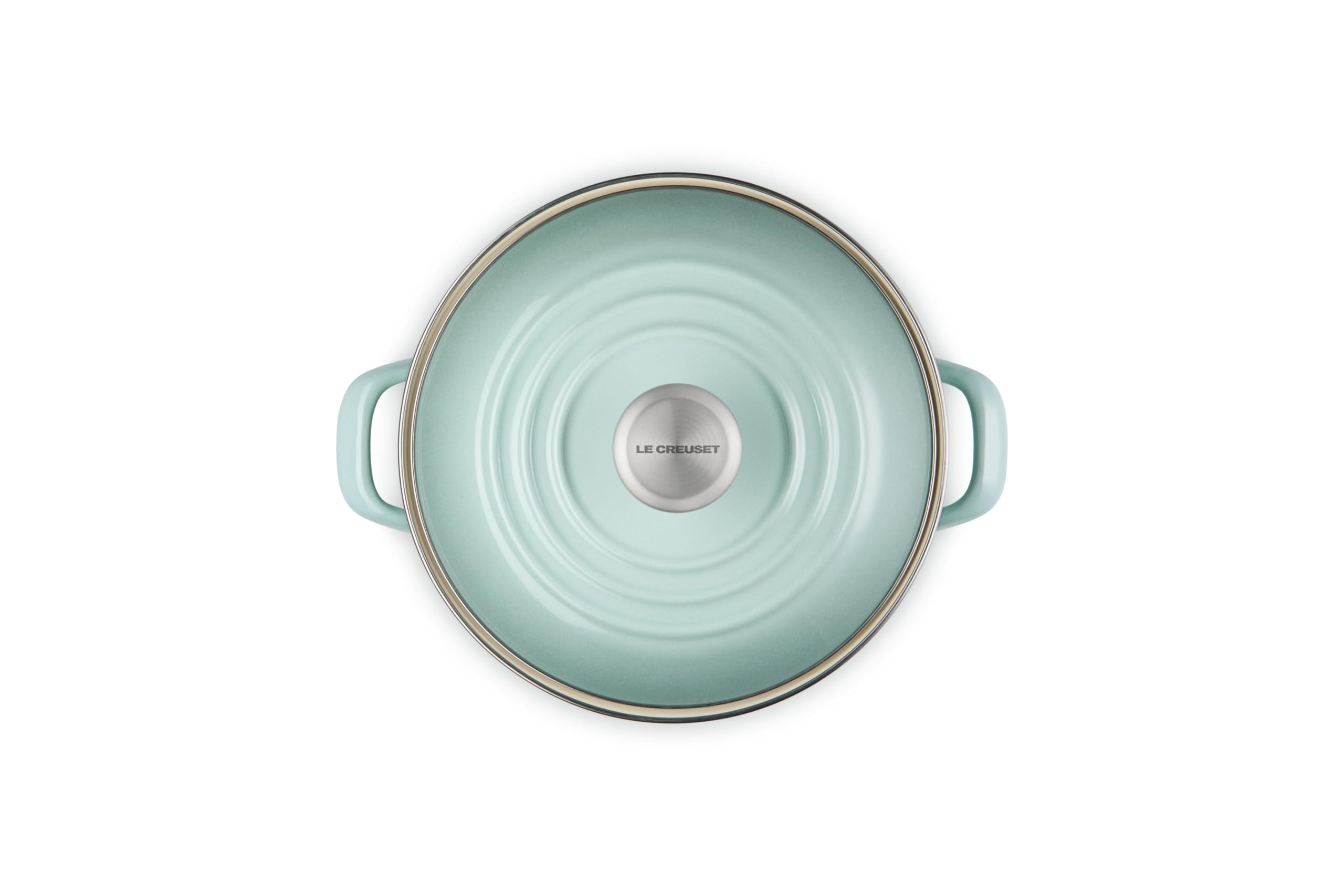 Le Creuset Pentola tradizionale smaltata in acciaio, 2,7 l, con pomello in acciaio inox