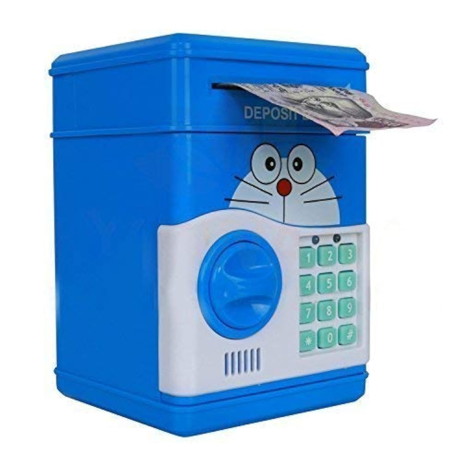 D&Y Kids Plastic Smart Lock Piggy Bank ATM (Blue) (Blue) (B07RGWGZ4F) Amazon Price History, Amazon Price Tracker