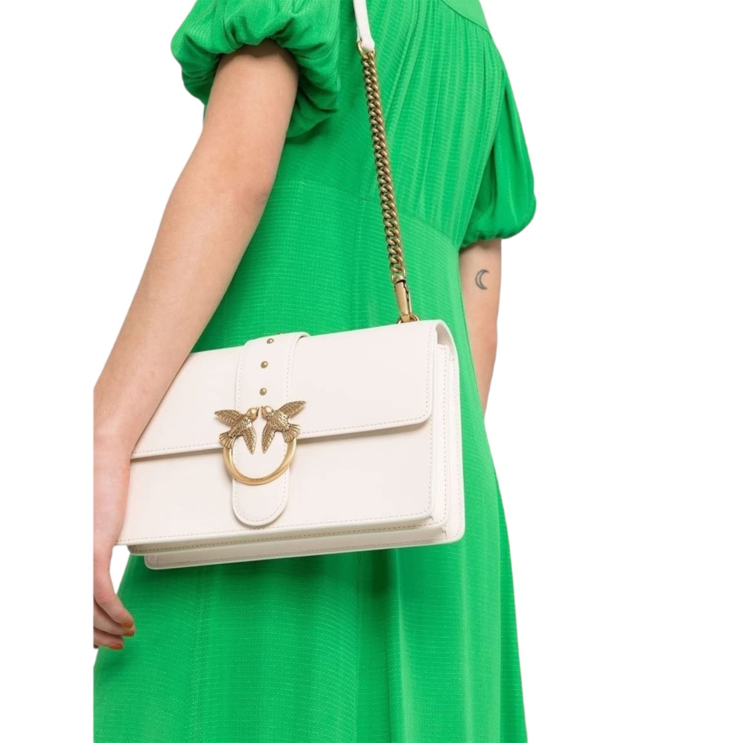 Pinko Love One Classic Cl Vitello Se, torebka damska, czarna, jeden rozmiar