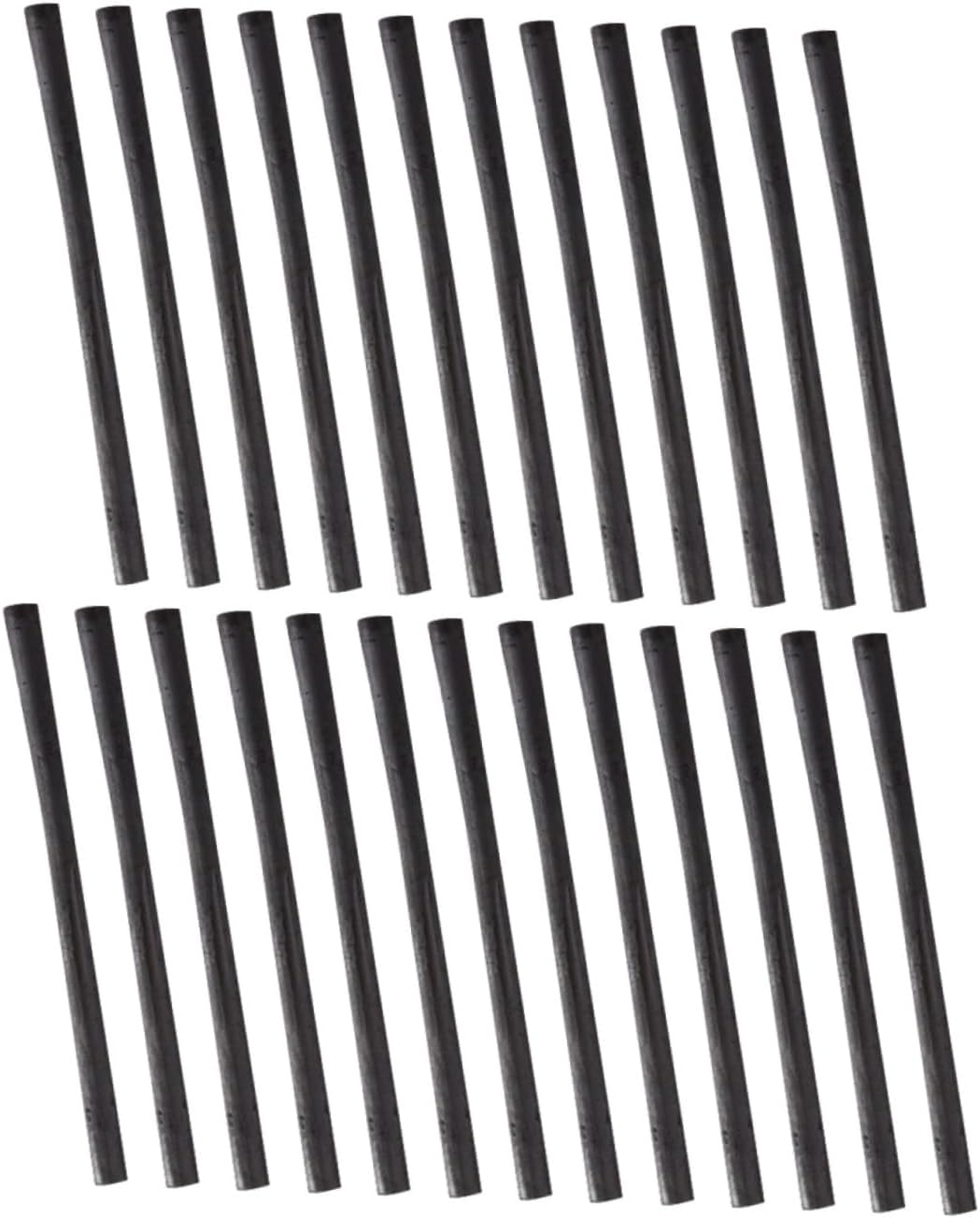 Alipis 25Pcs Willow Charcoal Drawing Sticks Sketching Pencils Set for Artists and Beginners 7-9Mm Charcoal Bars Drawing Supplies for Sketching and Shading