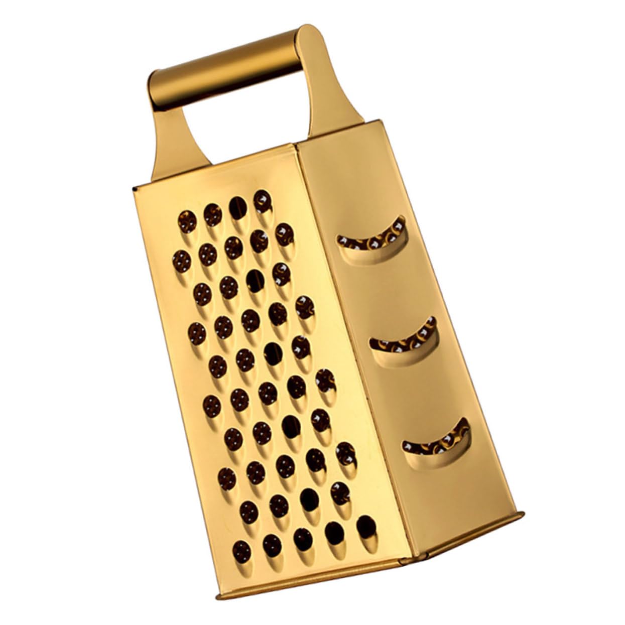 MAGICLULU Formaggio in Acciaio Inossidabile Oro, Utensile da Pulire Lavorazione Fine e Liscia, per Frutta e Verdura