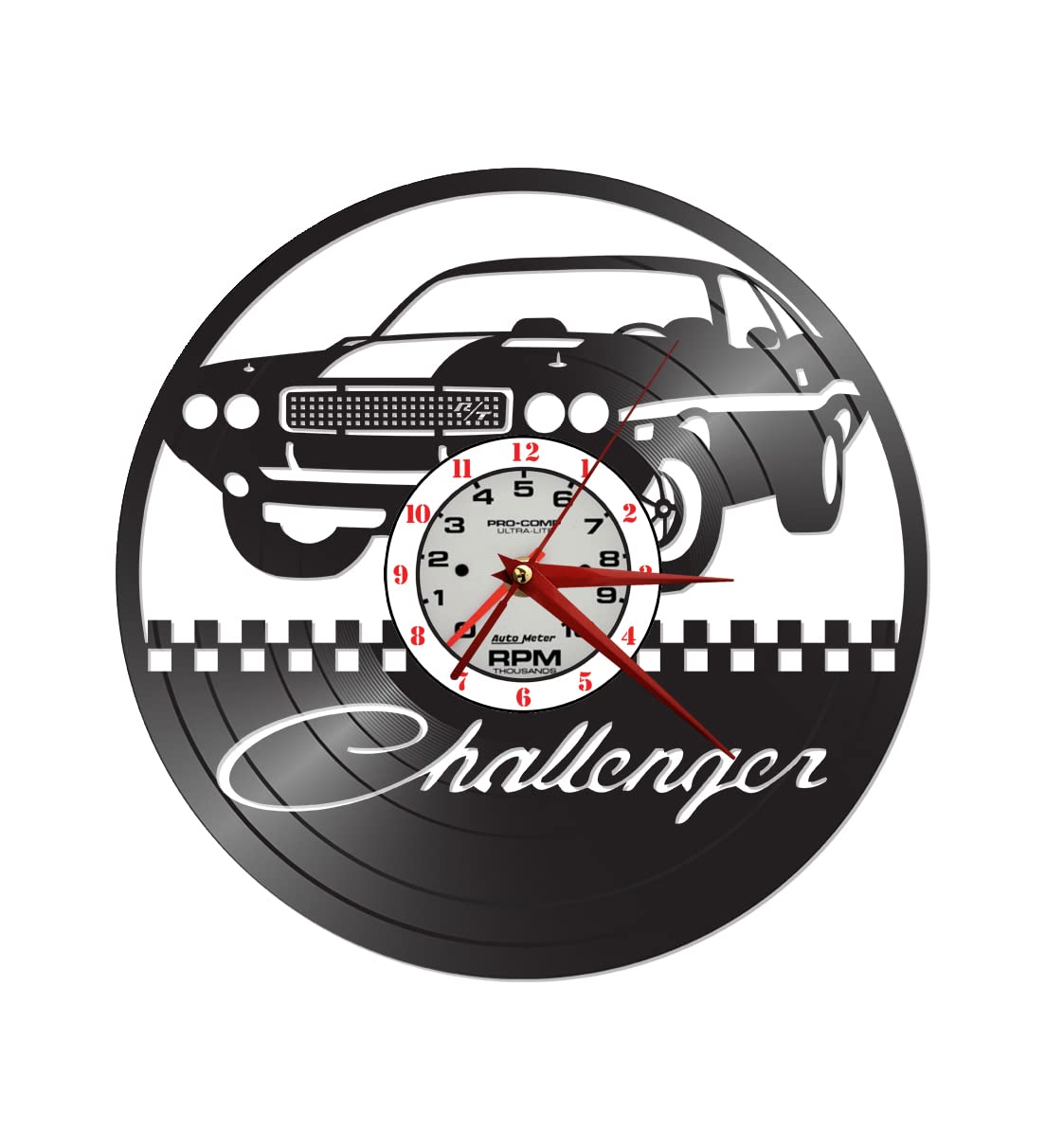 Time Vault Treasures Challenge Inspired Vinyl Record Clock