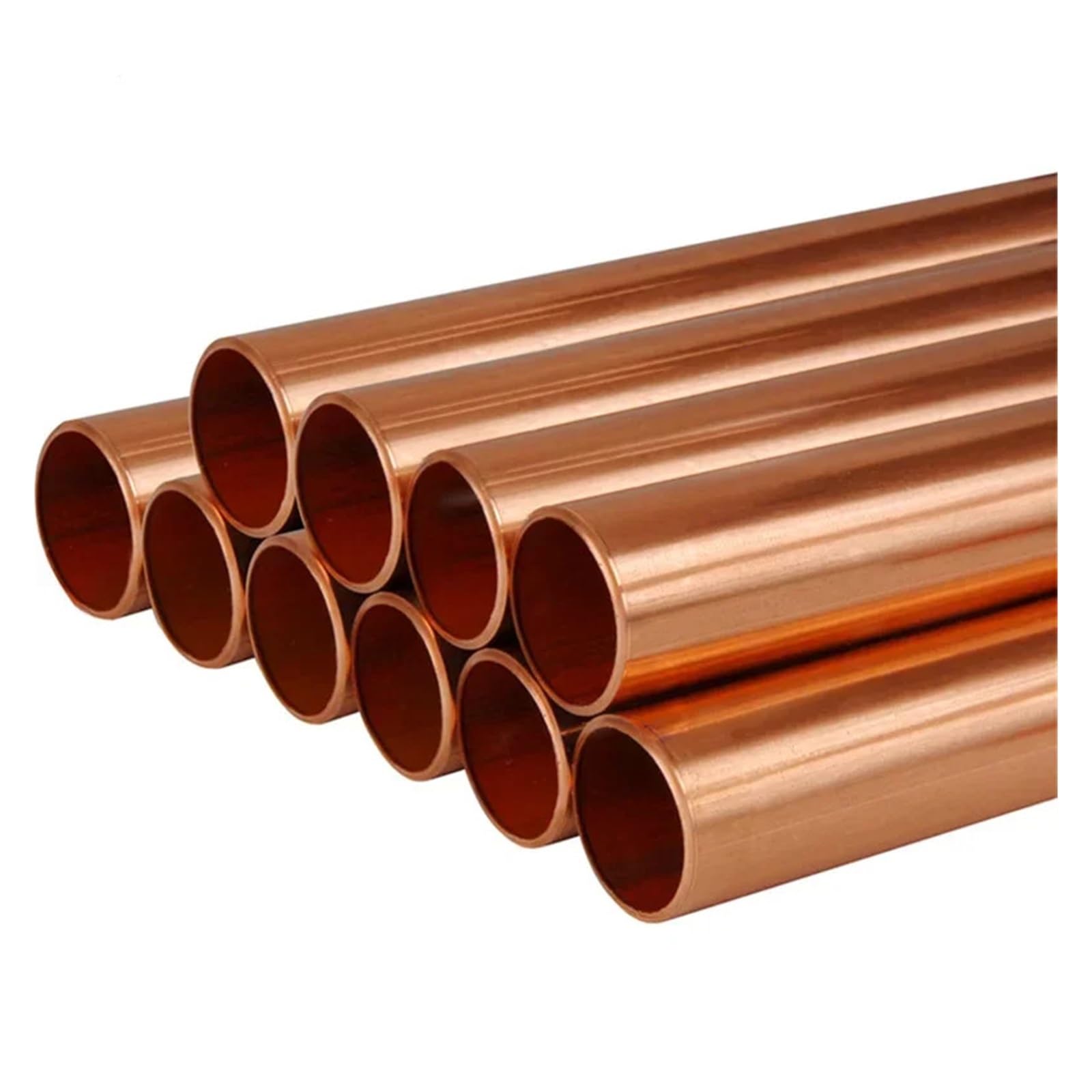 Copper pipe outer diameter 15 16 18 19 20 25 26 28 30mm length 300 500mm Hollow straight round Thin cooper tube piping catholic(300mm,OD 25 x ID 23mm)
