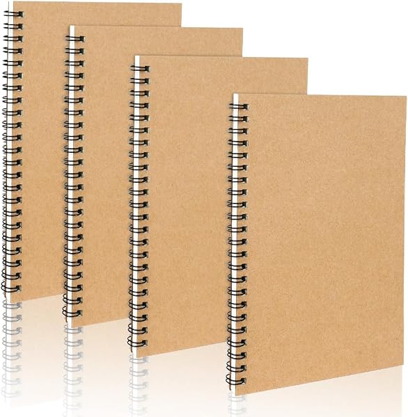 OFFCUP Trådbunden anteckningsbok 4-pack