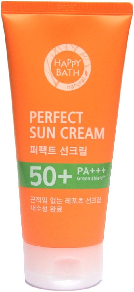 Amazon Happy Bath パーフェクトサンクリーム175g Spf50 Pa グリーンシールド Perfect Sun Cream 175g Spf50 Pa Green Shield 韓国化粧品 Korean Cosmetics 並行輸入品 Happy Bath ビューティー 通販