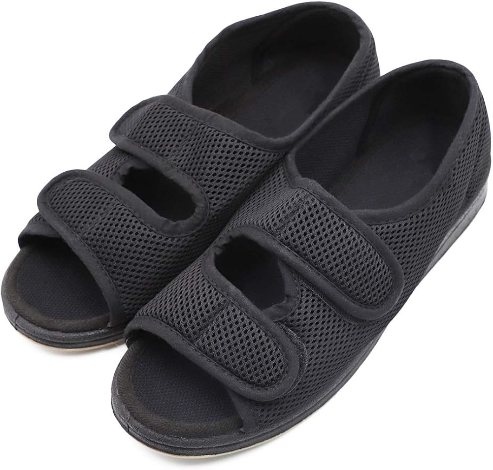 Open toe shoes for elderly Clearance