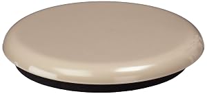 Shepherd Hardware 3955 3-1 2-Inch Reusable Round Slide Glide Furniture Sliders 4-Pack