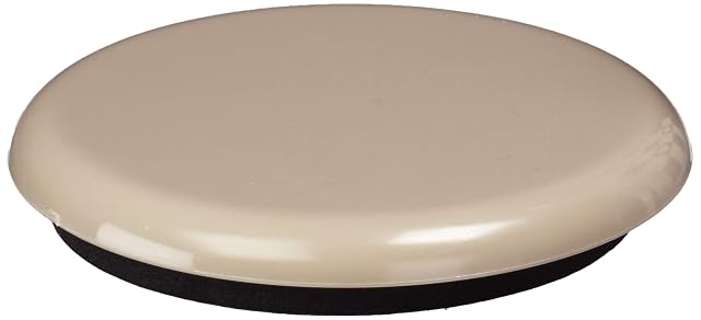 Shepherd Hardware 3955 3-1 2-Inch Reusable Round Slide Glide Furniture Sliders 4-Pack