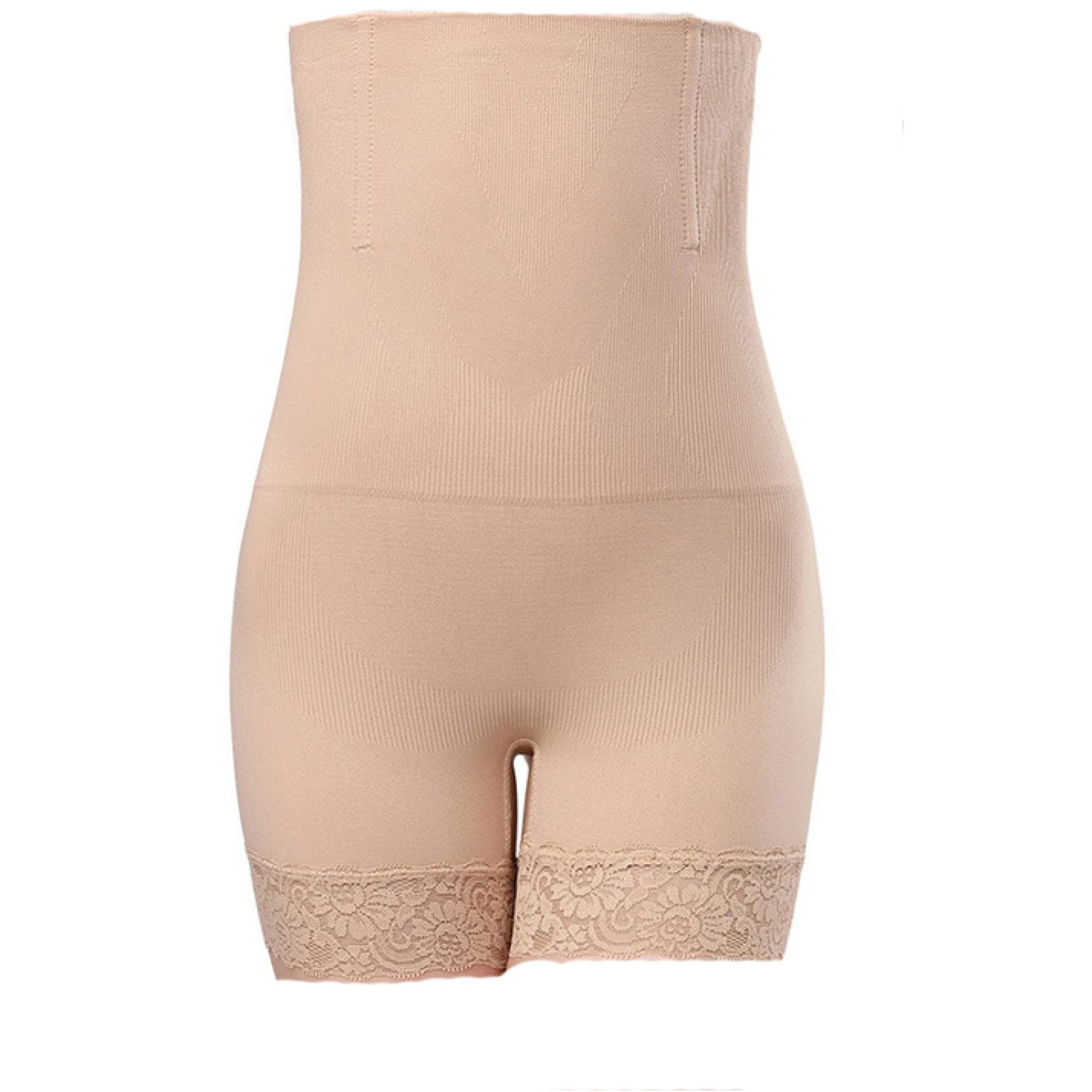 Faja Moldeadora de Cuerpo para Mujer, Bragas Moldeadoras de Encaje sin Costuras de Cintura Alta, Bragas adelgazantes con Control de Barriga, Pantalones Cortos para Mujer