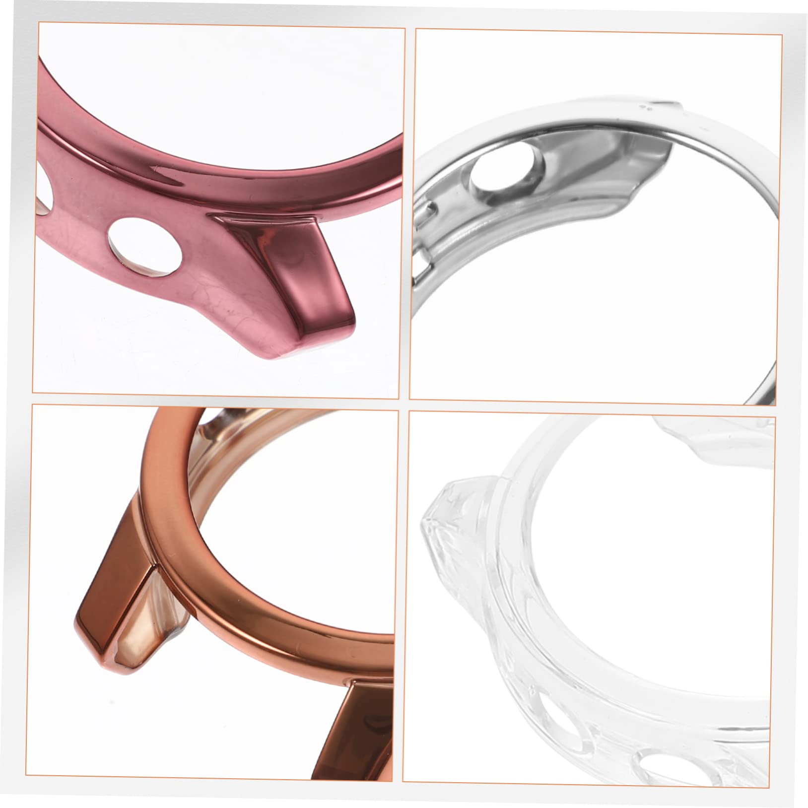 Mikikit 20pezzi Custodia Protettiva Per Smartwatch Cover Tpu Per Protezione Per Rosa Rosa