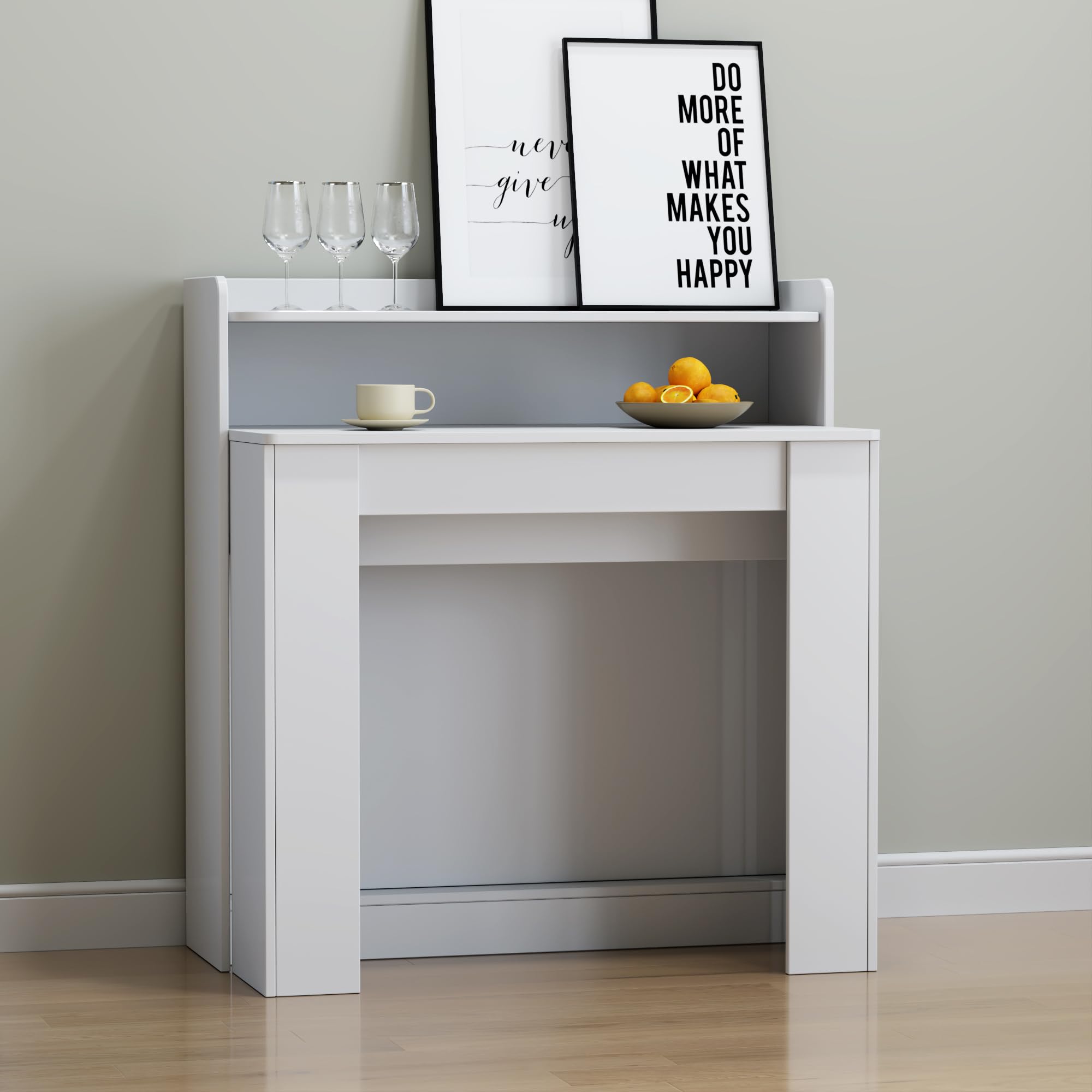 Amazon.com: HOMBIX Transformer Extendable Dining Table 30”-88.4”L
