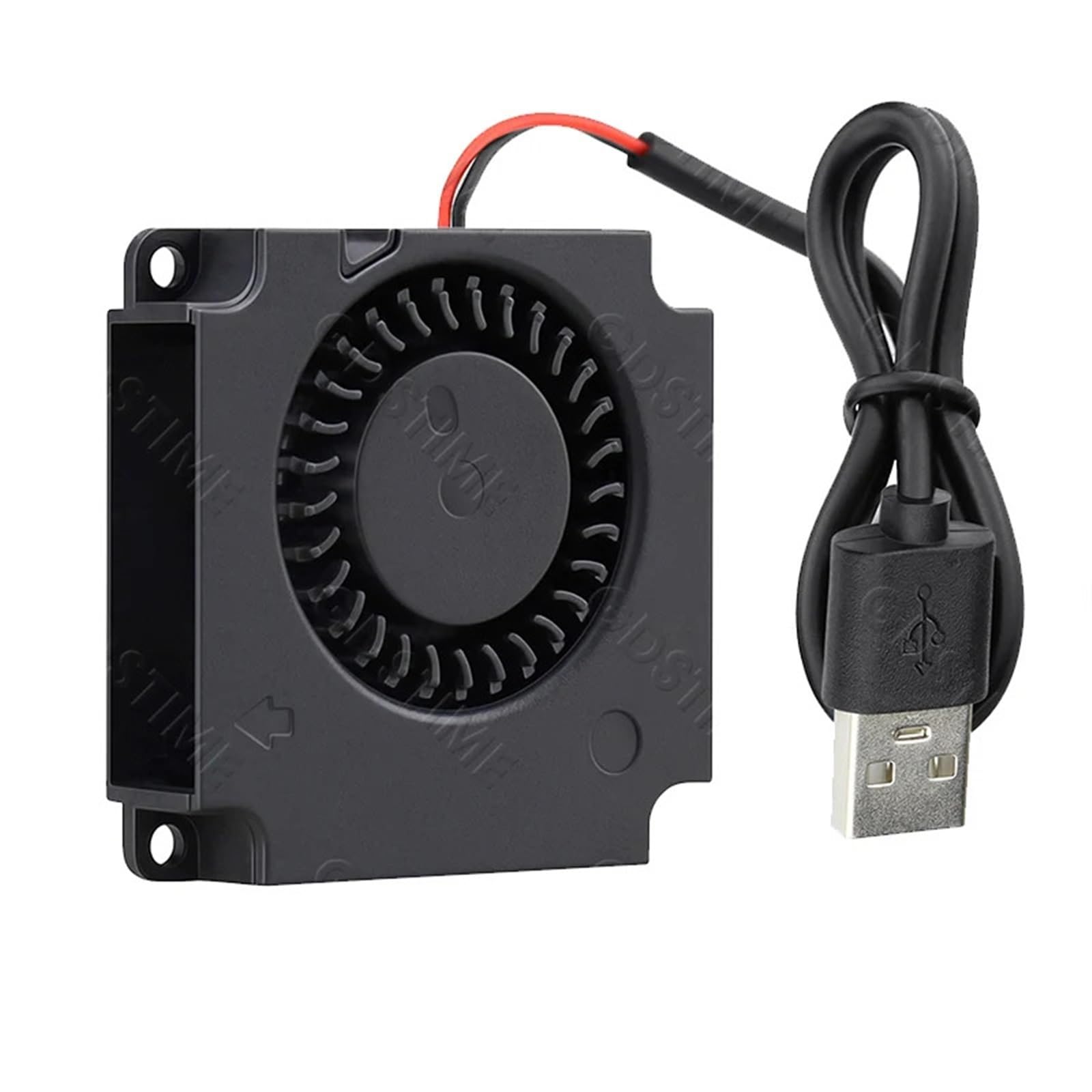Chłodnica silnika z pudełkiem 4010 4 CM 5V 12 V 24 V cichy wentylator chłodzący do komputera 40x40x10mm 40mm podwójna piłka 1szt (2 szt., 2Ball 24V 12000 obr./min)