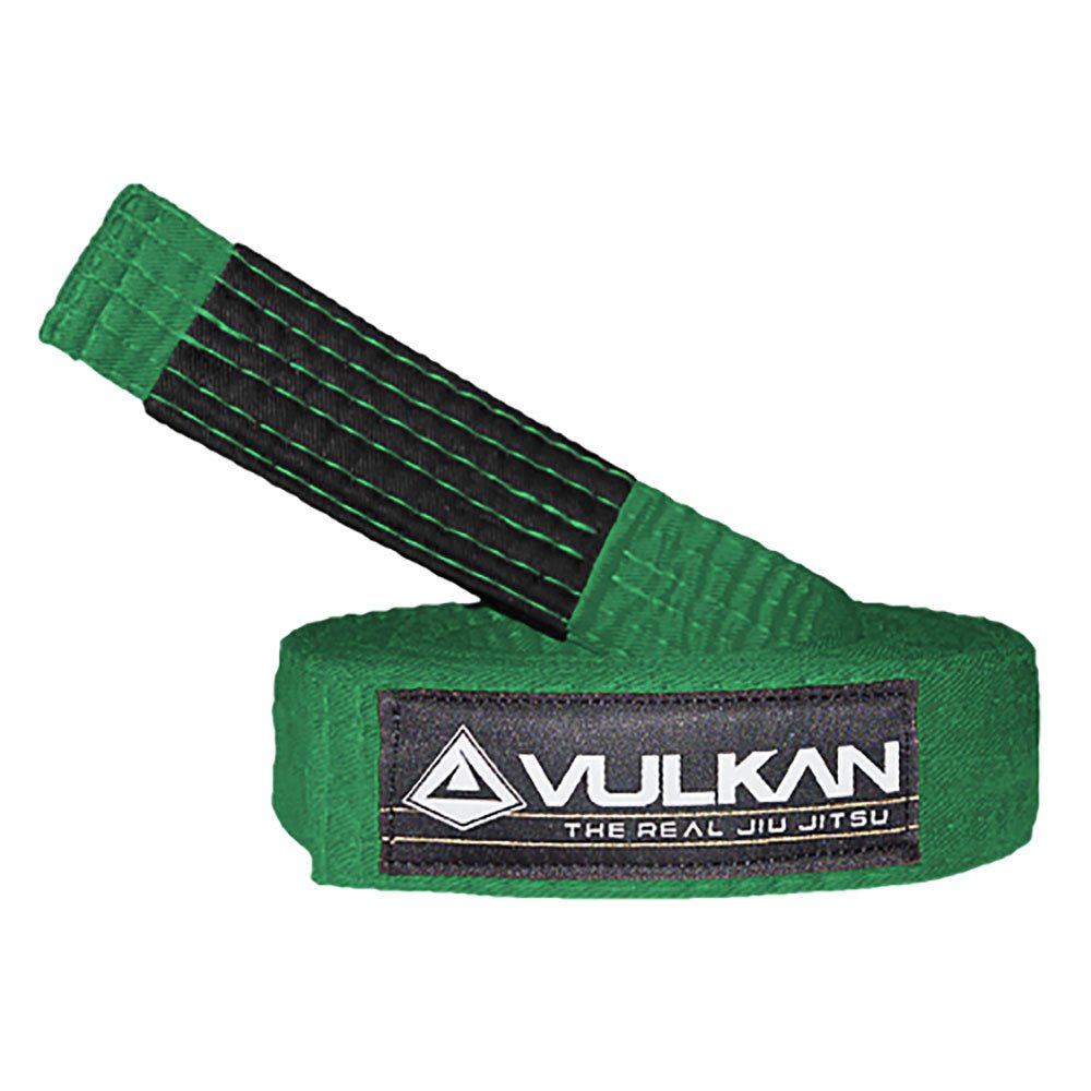 Vulkan Fight Company Brazilian Jiu Jitsu, BJJ Kids Belt for Martial Arts Sports, Green, A1