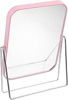 Vista 2 de Beaupretty Espejo cuadrado de escritorio, decoración de mesa, decoración de mesa, espejo en forma de corazón, espejo de mesa, espejo de maquillaje