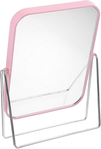 Miniatura 2 de Beaupretty Espejo cuadrado de escritorio, decoración de mesa, decoración de mesa, espejo en forma de corazón, espejo de mesa, espejo de maquillaje,