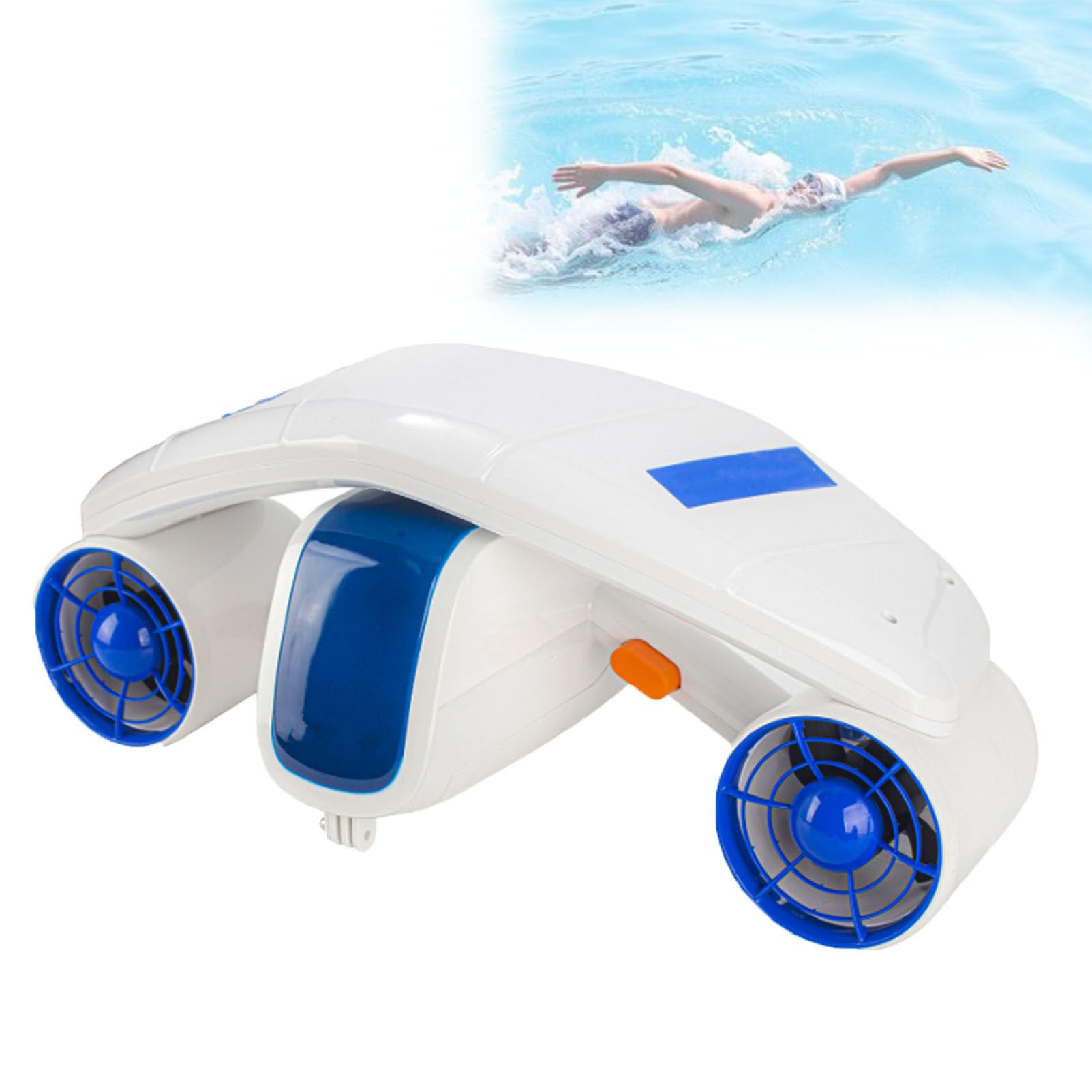 El Scooter Submarino Cuenta con Una Pantalla De 2,8 Pulgadas, Un Potente Empuje, Un Soporte para Cámara De Acción Y Una Autonomía De 60 Minutos para Buceo Y Snorkel