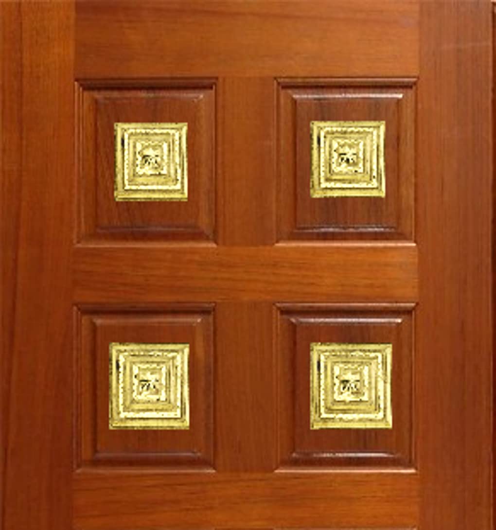 Pekt Locks Brass 2.5 Inches Square Dooms Door Accessory with Matte Finish/Door Decor, Home Decor Accessories (Pack of 4 Units) (B0B8NV956J) Amazon Price History, Amazon Price Tracker