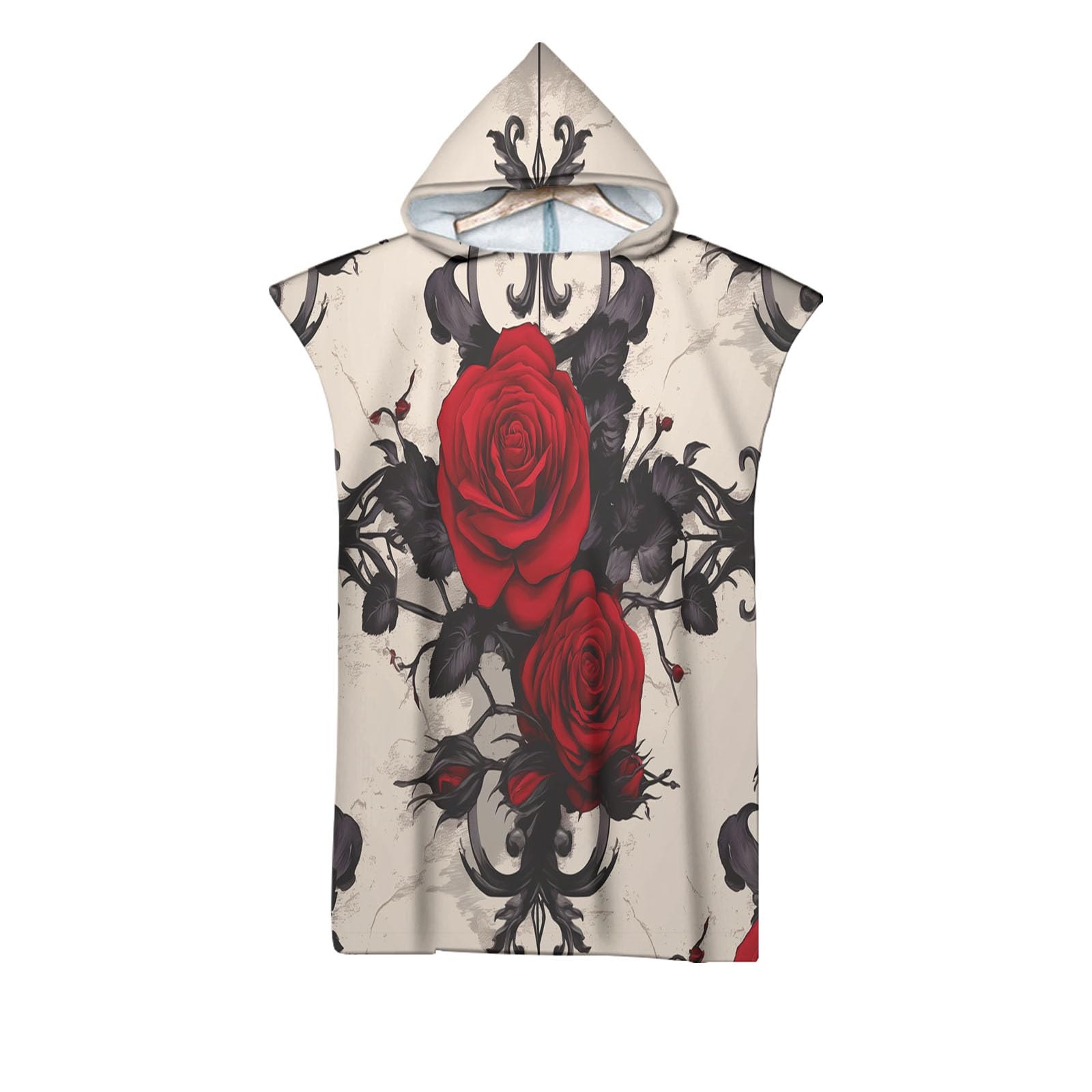 Peignoir à langer adulte poncho à capuche pour piscine