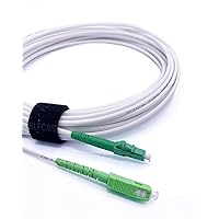 Elfcam® - Cavo Fibra Ottica LC/APC per SC/APC Simplex Monomodale 9/125um OS2 LSZH