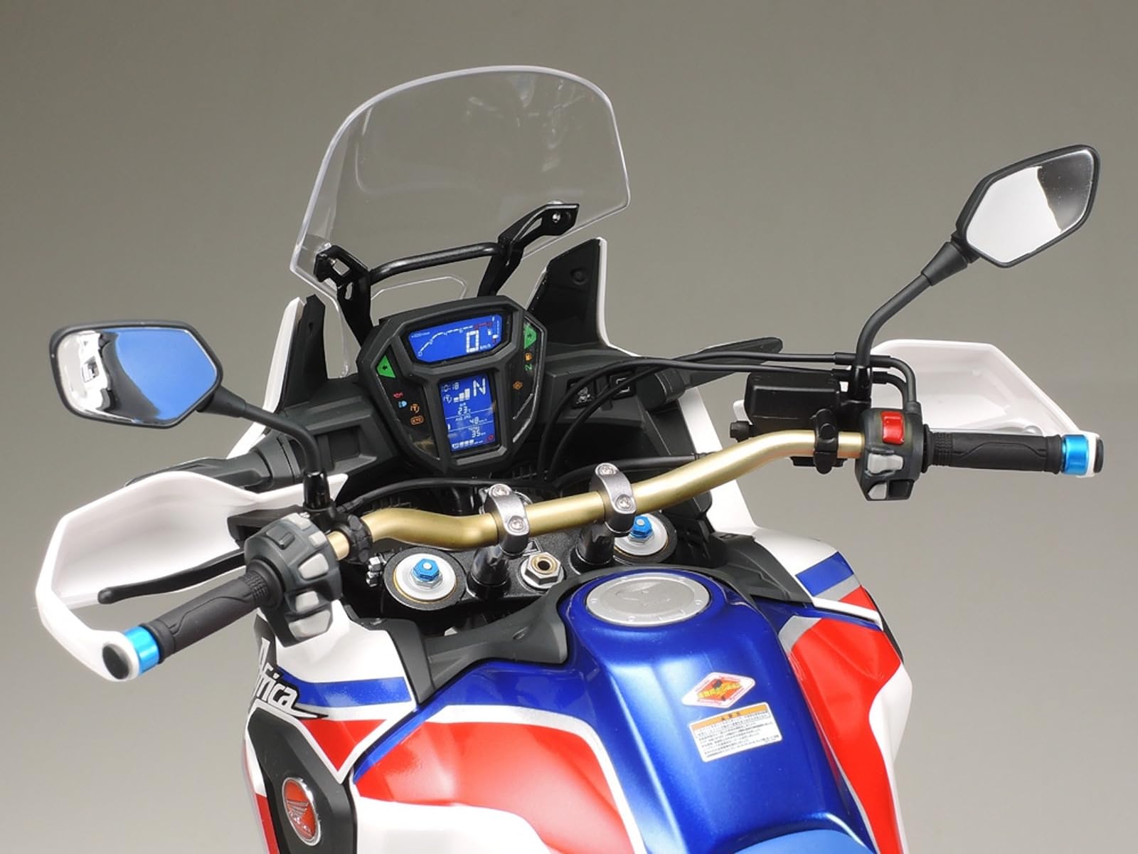 TAMIYA 1:6 Honda CRF 1000L Africa Twin Enduro - modelkit, Kit de plástico, Kit para Montar, réplica Detallada, sin Pintar
