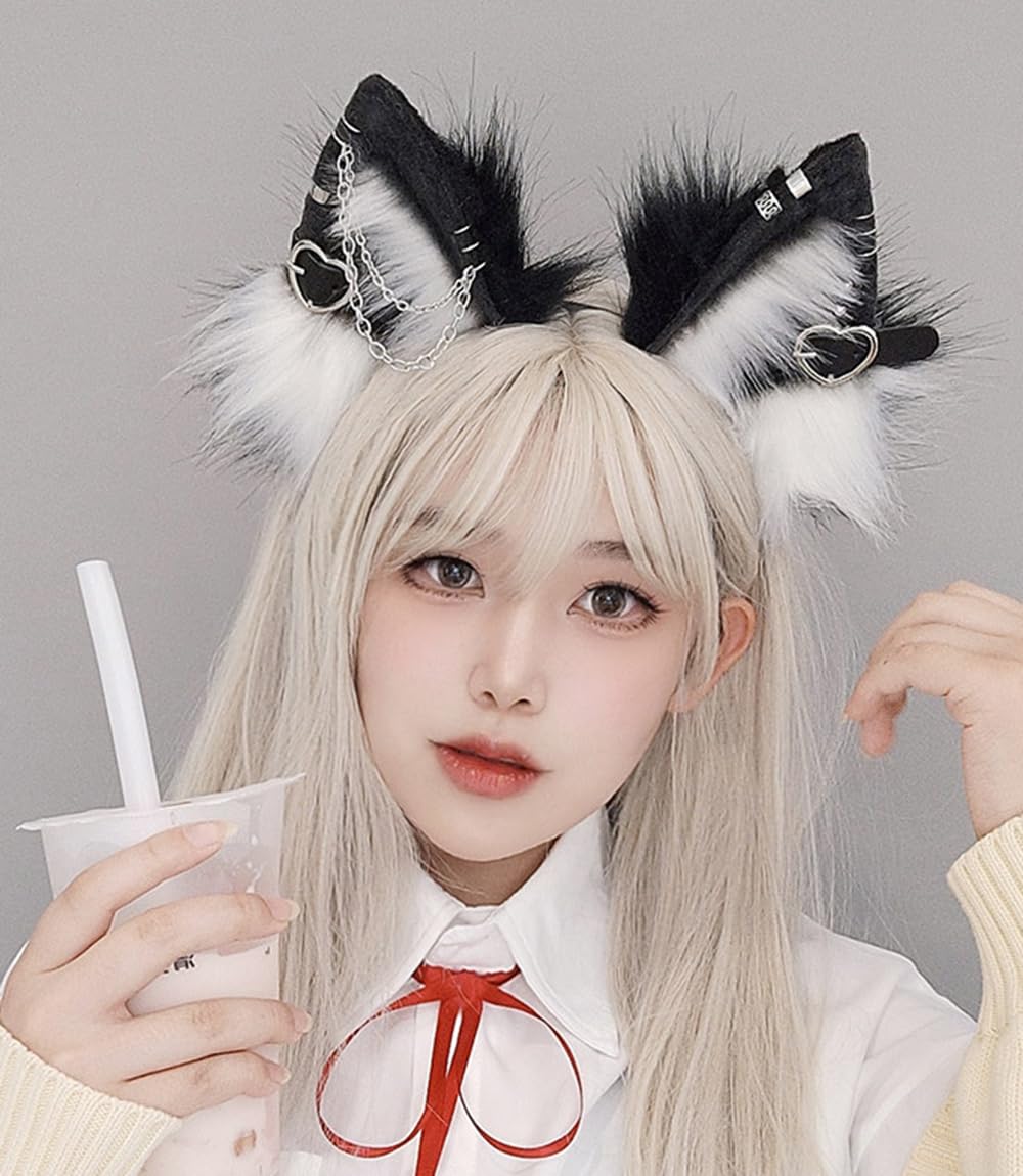 つけ耳 つけ角 コスプレ 装飾品 獣耳 ケモ耳 転スラ ランガ 舞台 arramtm3f_1.jpg