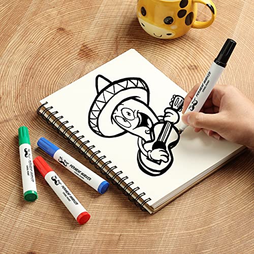 Mr. Pen- Permanent Markers, 8 Pack, Assorted Colors, Chisel Tip, Colored Markers, Marker Set, Chisel Tip Markers, Colored Permanent Markers, Permanent Markers Assorted Colors, Colored Markers #TOP7