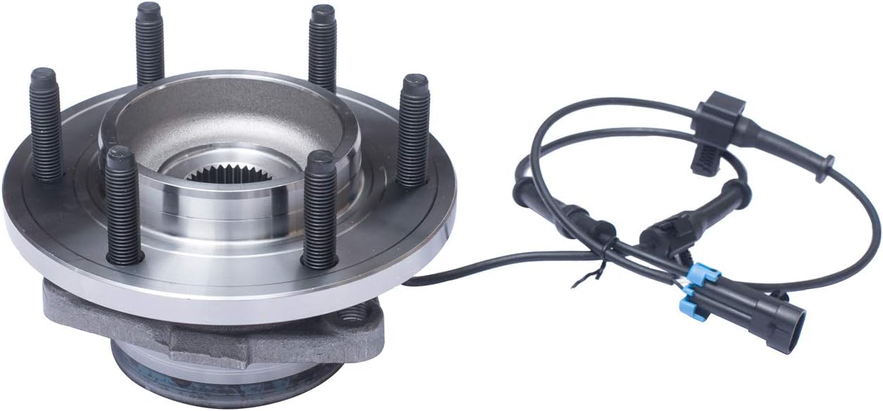 TUCAREST 515093 Front Wheel Bearing and Hub Assembly Compatible with 2006-2010 Hu-mmer H3, 2009-2010 Hu-mmer H3T [6 Lug W/ABS]
