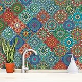 ★Material: Acerca de nuestras pegatinas de película de mosaico están hechas de material de vinilo, que es de alta calidad e impermeable y cumple con el estándar.