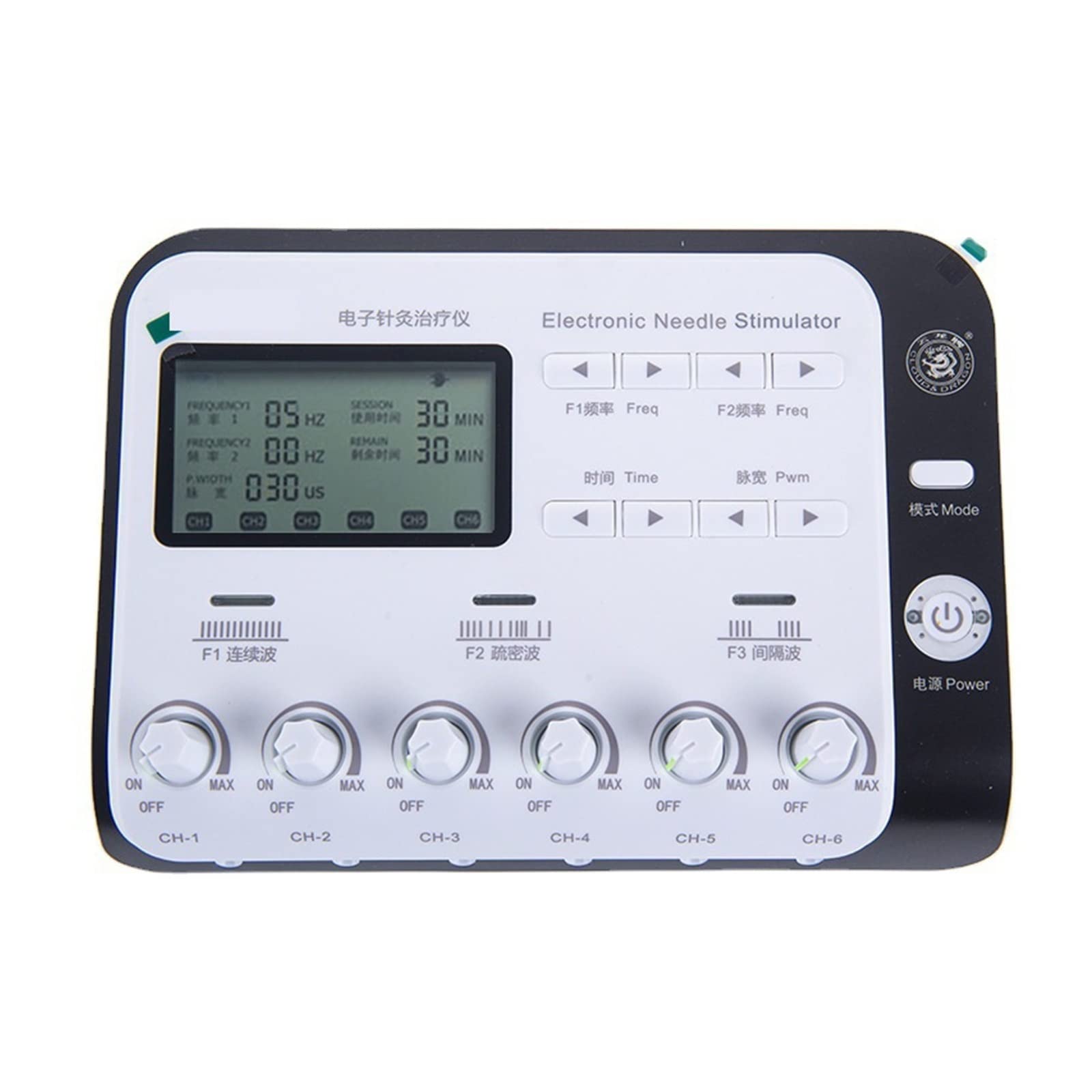 Masajeador corporal Disgistal de 6 canales de salida for el cuidado de la salud, Estimulador muscular eléctrico, masaje de parche de electroacupuntura relajante Fácil de usar para principiantes y prof