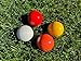 BuyBocceBalls Official Tournament-Grade Pallino Set – Pack of 4 with 4 Colors, 60mm – Use with 100–110mm Bocce Balls