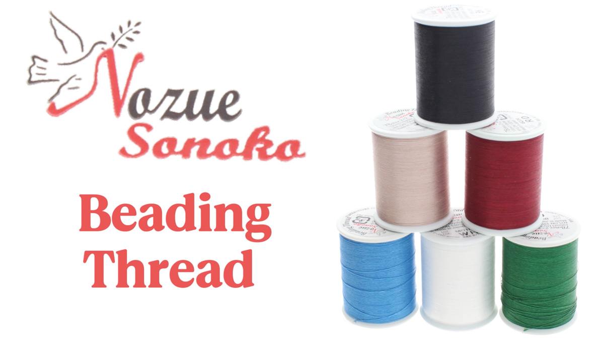 Hilo para bisutería Nozue Sonoko Nylon Rojo 100m miniatura 7