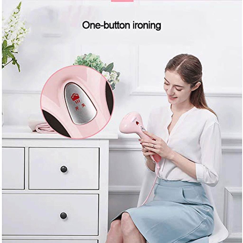 Steam Iron Garment Steamer Clothes Steamer Handheld Flat and Hang Dry and Steamer Ironing Portable for Travel Dewrinkle Fabric