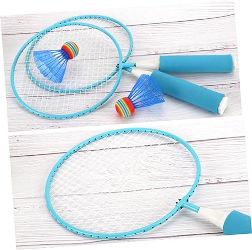 Miniatura 3 de Yardwe 8 Pcs Blue Outfit Sports Badminton Racket with Balls Leisure Suit Kids Suit Kids Supplies Casual Child Outdoor Toy