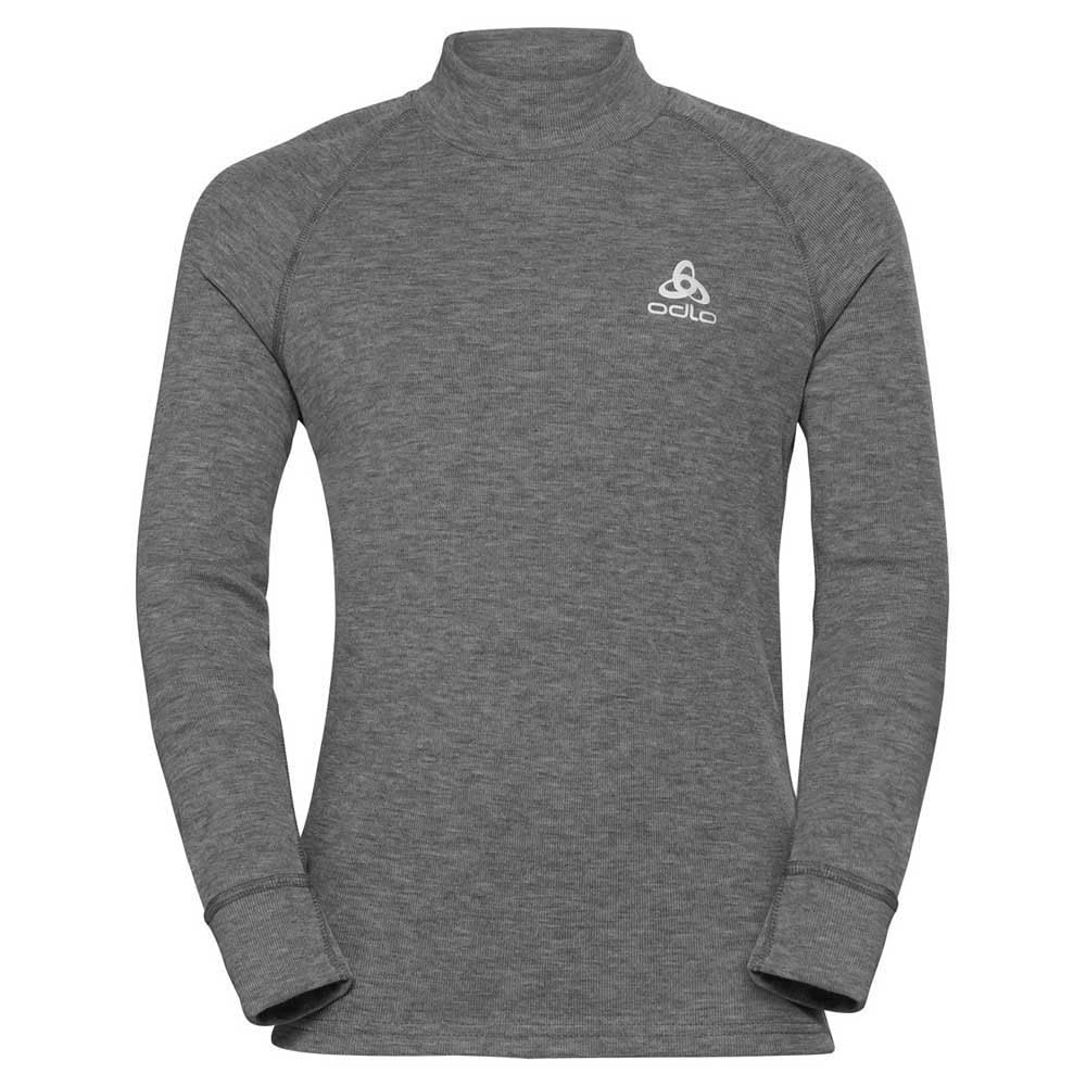 Odlo Women Functional long-sleeve shirt with zipper ACTIVE WARM ECO, odlo steel grey melange, L