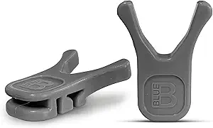 Utensil Prong Pot Spoon Holder - Premium Silicone Spoon Rest - Heat-Resistant to 550°F, BPA-Free, Dishwasher Safe Utensil Pot Clip, Fits Most Pots & Pans - Non-Slip Silicone - 2PK, Gray