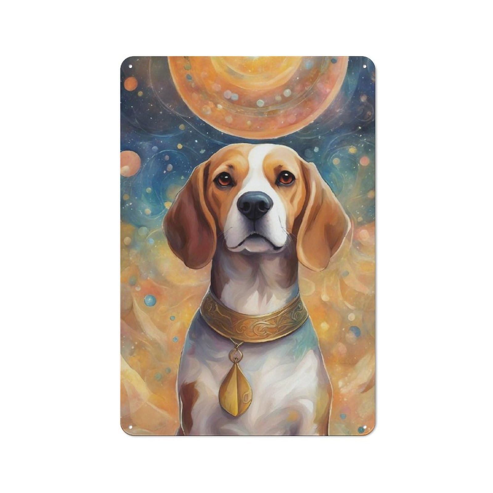 Junmoney Dog000109 Kitchen Metal Sign With Design 30X20cm, Vintage Cafe Wall Decor For Restaurant, Kitchen, Counter Or Breakfast Nook
